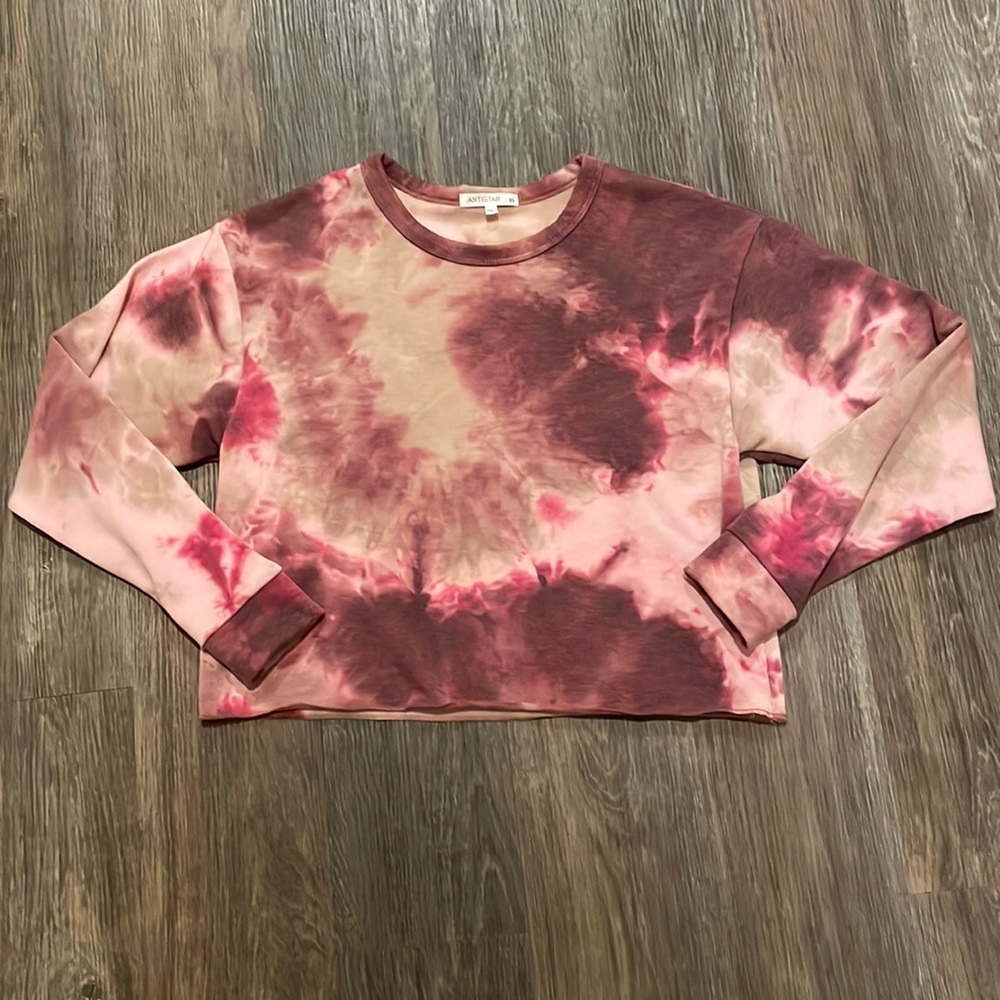 Women’s Antistar Tie-dye Long Sleeve Short Sz XS